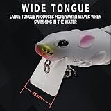 5pcs Mouse Fishing Lures with Treble Hooks, Multi Jointed Swimbaits, 15.5g/15.5cm Slow Sinking Minnow Artificial Fake Bait for Freshwater Saltwater Bass 5PCS