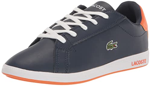 Lacoste Unisex-Child Infant's Graduate Sneaker, White/Wagtail, 4.5