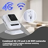 Cellular Security Camera 4K,Mini WiFi Camera Wireless,2.4G WiFi/4G LTE,Cameras for Home Security Indoor,Mini Security Camera with Magnetic Base,SIM Card,Motion Detect,150 Miniutes Battery,Night Vision