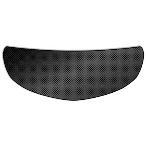 Solid Black Universal Perforated Motorcycle Helmet Visor Tint Shield Sticker Decal