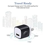 Wall Charger Cube, USB Plugs 10Pack, HOOTEK 1A/5V Single Port USB Charger Wall Plug Fast Charging Block Cube Box Adapter for iPhone 16/15/14/13/12 Pro Max/11/XS/XR/X/8 Plus,Samsung Galaxy,LG,HTC,Moto