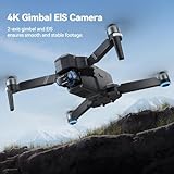 Ruko F11GIM2 Drones with Camera for Adults 4K, 64Mins Flight Time, Gimbal & EIS 4K Camera, 9842ft Digital video Transmission, GPS Auto-return Professional Quadcopter, Level 6 Wind Resistance