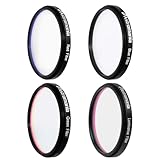 Astromania Deluxe Telescope LRGB 2 Inch Filter Set - Planet Colour Filters for Use with Monochrome CCD Cameras - Give Stunning and Excellent Astrophotographic Results