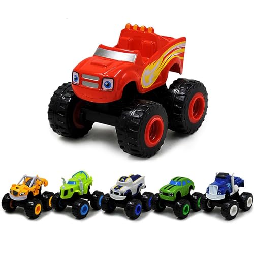 mcgskl Blaze The Monster Machines, 6Pcs Monster Truck for Children, Truck Vehicles Toys, Machines Gifts for Kids