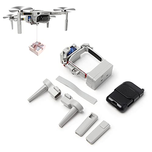 Mini 2 Airdrop Payload Transport Delivery Device, Drone Gift Rescue Supplies Fishing Line Release and Drop Device for DJI Mini 4K/Mavic Mini/Mini SE/Mini 2 Accessories