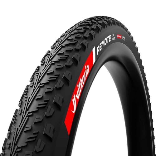 Vittoria Peyote XC Race Mountain Bike Tire for Fine Loose Terrain Conditions - TLR MTB Tire - Black 29x2.4
