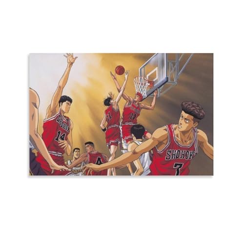 Posters & Prints Slam Dunk Anime Posters Cool Posters Wall Pictures for Bedroom Poster Decorative Painting Canvas Wall Art Living Room Posters Bedroom Painting 16x24inch(40x60cm)