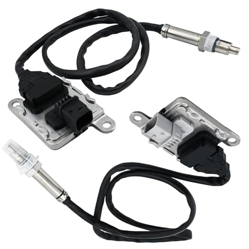 Automost Inlet & Outlet NOx Sensor - Compatible with 2013-2018 Cummins Engine ISX 15.0, ISX 11.9, Downstream & Upstream Nitrogen Oxide Sensor, Replace #5WK96740B, 3687930, 5WK96749B, 2872942