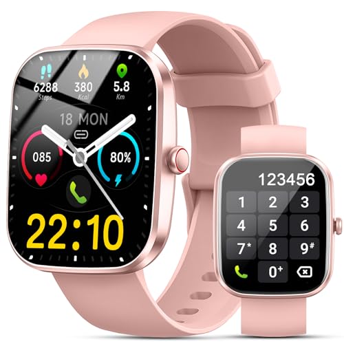 Kuizil Smart Watch, 1.91" Smartwatch for Men Women (Answer/Make Call), Fitness Tracker with 100+ Sport Modes, IP68 Waterproof, Heart Rate/Sleep Monitor, Pedometer, Activity Tracker for Android iOS