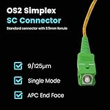 FTTH Launch Fiber Cable SC/APC-LC/UPC Connectors OTDR Launch Cable Box G652D Singlemode 9/125 1000 Meters Fiber Optic Dead Zone Eliminator