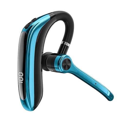 Trucker Bluetooth Headset Wireless Bluetooth Earpiece with Microphone ENC Long Battery Life Waterproof Earpiece Hands Free Headset Cell Phone Ear Pieces for Office Business Driving Work HD Phone Calls