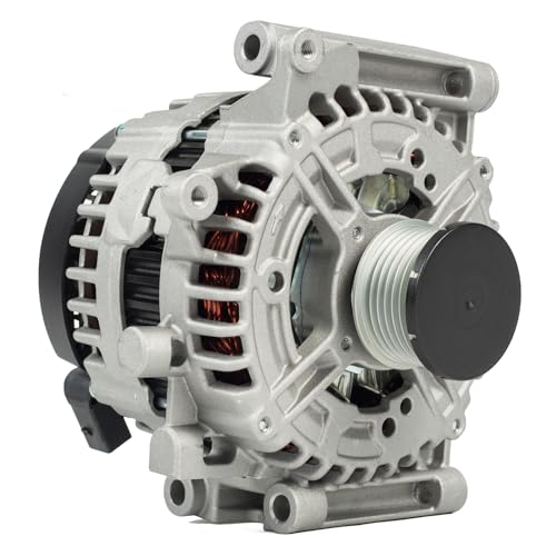 20036 Alternator Compatible with Mercedes C200 CDI 2.2 2007-2016,C220 CDI 2.2 2007-2009,E200/E220 CDI 2.2 2006-2009 Replacement for 0121715029 12V 180Amp CW
