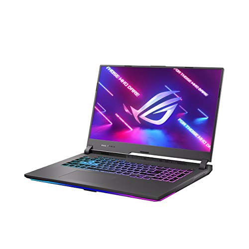 ASUS ROG Strix G17 (2021) Gaming Laptop, 17.3” 144Hz IPS Type FHD, NVIDIA GeForce RTX 3060, AMD Ryzen 9 5900HX, 16GB DDR4, 512GB PCIe NVMe SSD, RGB Keyboard, Windows 10, G713QM-ES94