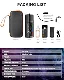 LENSGO Portable Fog Machine,Handheld Smoke Machine with Remote Control Mini Fogger for Photography, Outdoor Events, Party, Stage Effects, Halloween,Disinfection or Weddings Christmas Fogger Gift