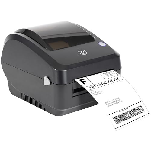 Westinghouse Thermal Shipping Label Printer USB, 4x6 Label Commercial grade, Compatible with USPS, UPS, FedEx, eBay, Shopify, Amazon, & More, Desktop Label Printer for Packages, Includes Sample Labels
