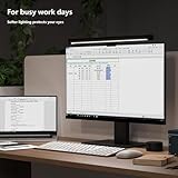 Xiaomi Mi Computer Monitor Light Bar - Easy Installation, Extra Computer Lighting w/o Taking Desktop Space, with Wireless Remote Control Adjusting Lights Easily