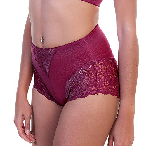 Angelina Women's High Waist Briefs Panties with Zebra Design (6-Pack), B216P_UM