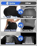 3 Packs Leggings with Pockets for Women, Soft High Waisted Tummy Control Workout Yoga Pants