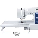 Brother CS7000X Computerized Sewing and Quilting Machine, 70 Built-in Stitches, LCD Display, Wide Table, 10 Included Feet, White