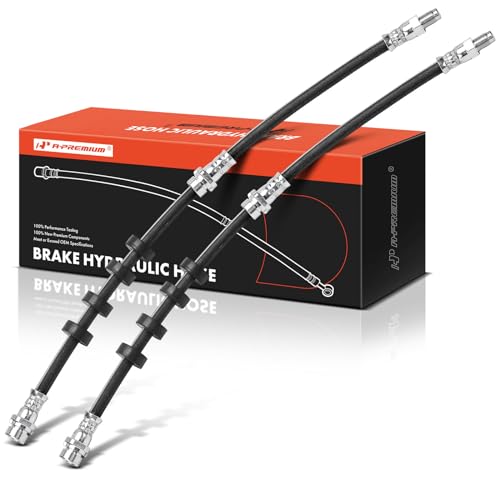 A-Premium Front Driver and Passenger Side Brake Hydraulic Hose Compatible with Ford, Mazda and Mercury Models-2012, Tribute/Mariner 2008-2011 (Pack of 2)