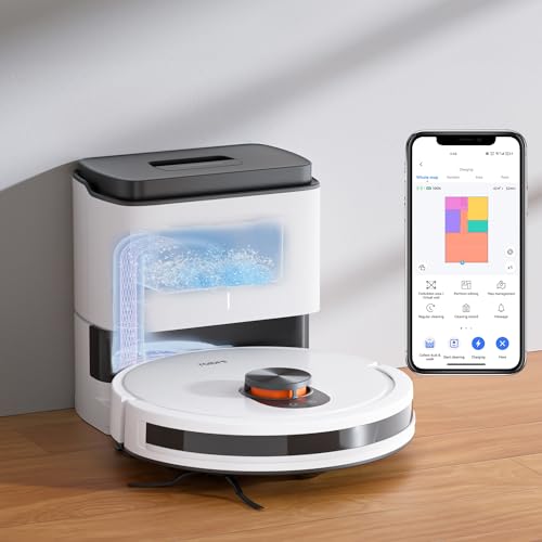 ROIDMI EVE CC Self Emptying Robot Vacuum, White, SDJ12RM