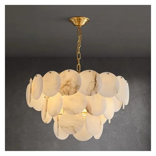 Luxury Natural Marble Design Modern Chandeliers for Living Room Bedroom Dining Room Kitchen Ceiling Pendant Light Lustre,for Home Decor