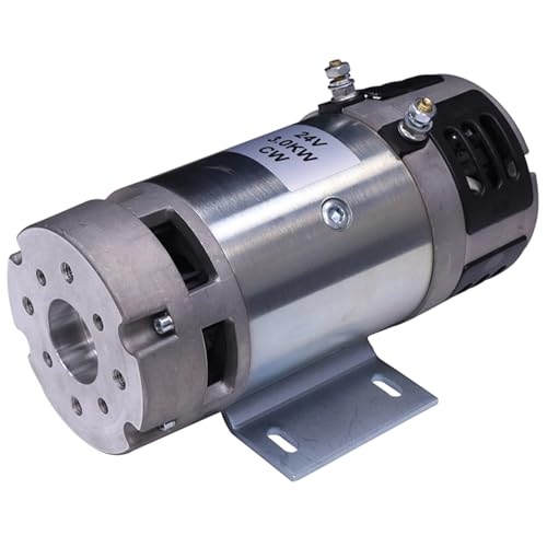 Czomoizc New 24V Electric Hydraulic Motor 123477 106576 220856 123477AA 435-969 11.216.146 IM0251 Compatible with Skyjack SJIII3015 3215 3219 3220 3226 4626 4632