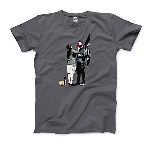 Banksy - Anarchist Punk And His Mother Artwork T-Shirt (Adults, Kids, Short & Long Sleeve)