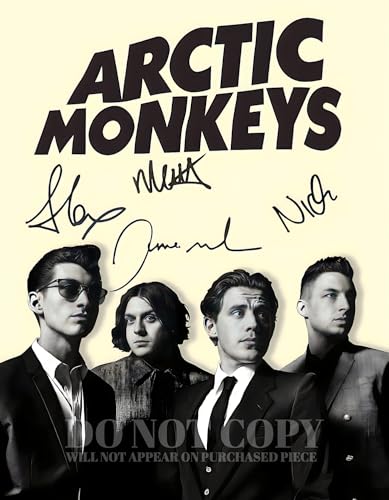 Arctic Monkeys Poster 11 X 14 - Stunning Band Portrait - Photograph - Rock and Rolls - AM - Legendary British Music - Sheffield, England - Alex Turner - Group Photo - Rare Art Print