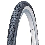 Kenda Cruiser Wire Bead Bicycle Tire, Whitewall, 26-Inch x 2.125-Inch