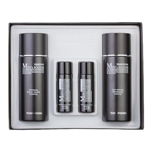 Tosowoong Men's Booster 2-piece set (Skin 150ml + Emulsion 150ml) - Whitening & Anti-Wrinkle - Face