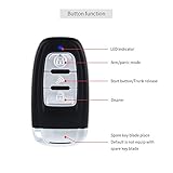 EASYGUARD EC002-NS PKE Passive Keyless Entry Car Alarm System Remote Start Starter Push Start Stop Button Touch Password Entry Shock Sensor Alarm