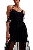 French Connection Womens Alizee Sheer Tea Length Maxi Dress Black 8