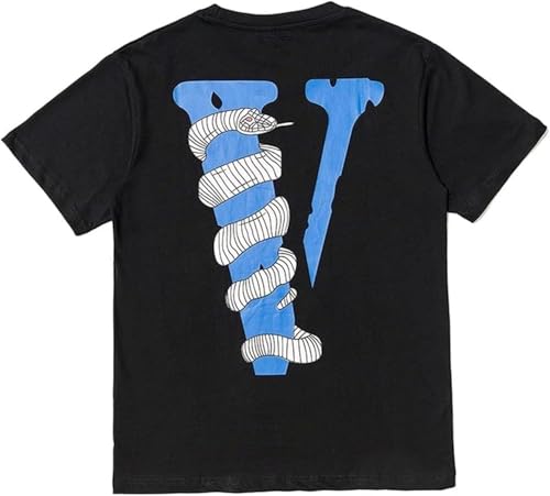 Hip Hop V Shirts for Men Women Fashion Graphic Tees Novelty Crewneck Short Sleeve T Shirt Tops (2,Medium)