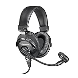 Audio-Technica BPHS1 Broadcast Stereo Headset with Cardioid Dynamic Boom Microphone