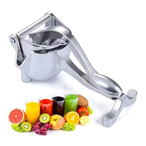 Large Aluminum fruits Lemon Squeezer Squeeze Orange Grape Fruit Squeezer for juice Premium Extractor and Juicer Squeezer for juice Manual juicer Manual Lemon Squeezer Grape Lime juicer Fruit Press