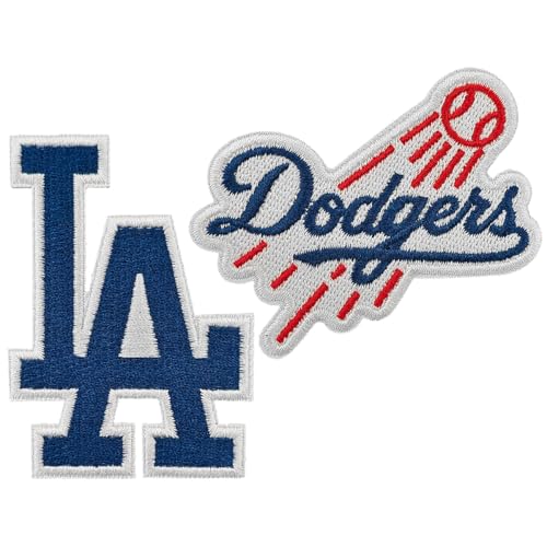 JEFUZH Baseball Patches, Los Angeles Iron on Patches, Embroidered Baseball Patch for Hats, T-Shirts, Backpacks, Jeans and More(Los Angeles)