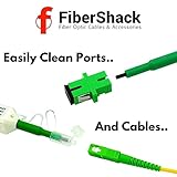 Fibershack - 2.5mm SC Fiber Cleaner Pen - 5 Pack - FC & ST Fiber Optic Cleaning Pen - 800+ ST Fiber Cleaner Pen & Fiber Optic Connector Cleaner with Added Protection Case