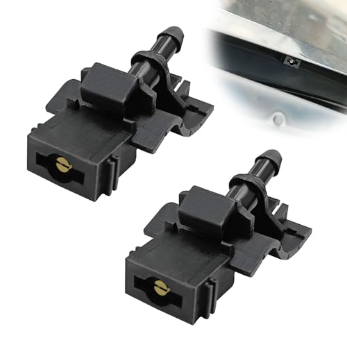 Icyhaws Front Windshield Washer Nozzles Kit compatible with Toyota Highlander 2007-2023, Tundra 2006-2023, Corolla Camry RAV4 4Runner 10-23 Prius 2010-2015 Sequoia 2008-2020, Le-xus Wiper (Pack of 2)