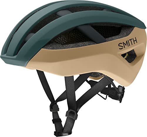 Smith Optics Network MIPS Road Cycling Helmet - Matte Spruce/Safari, Medium