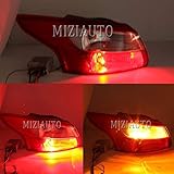 MZORANGE Tail Light Lamp Rear Brake Lamp Stop Indicator Light For Ford Focus Sedan 2012 2013 2014 with Bulb (Left Driver Side)