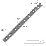 Planer Blades Knives for DeWalt DW735 7352 735X Thickness Planers with 13 Inch HSS Replacement Double edge 2 Set (6 pcs)