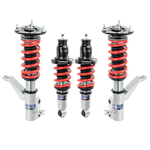 FAPO Adjustable Height Coilover Suspension Strut Lowering Kit, Mono-Tube Compatible with Honda Civic 2001-2005 EM ES with Honda Civic SI 2002-2005 EP3 with Acura Integra 2002-2006 Shock