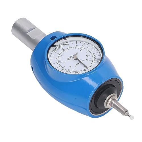 3D Edge Finder, High Accuracy Universal 3D Edge Finder Touch Probe Aluminum Alloy CNC 3D Probe Edge Locator with Storage Box for Milling Machine CNC Equipment