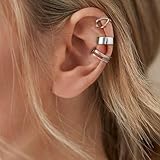 Ear Cuffs 925 Sterling Silver Ear Cuffs for Women Non Piercing Cartilage Cuffs Conch Earrings