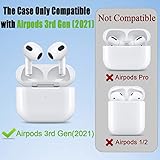 [3 Pack] Funny AirPods 3rd Generation Case, 3D Cartoon Character Cute Aripod Case for Airpods 3 Kawaii Airpods 3 2021 Cover for Men Boys Silicone Protective Case with Keychain Accessories