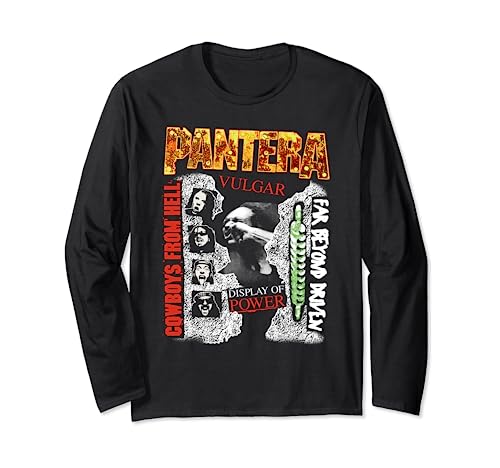 Pantera Official Album Covers Long Sleeve T-Shirt