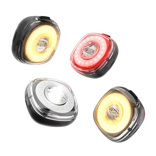 Lumos Firefly Smart Bike Light System - Sync Front & Rear LED Light, Custom Brightness, Flash Pattern, Day/Night Mode, Turn Signals, Brake Lights, Bicycle Accessories for Night Riding