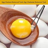 Egg Chalaza Removal Tool, Broken Eggshell Removal Tong, Ice Tong, Sugar Tong, Egg Chalaza Membrane Remover, Essential Kitchen Gadget for Chefs and Bakers.(2Pcs)