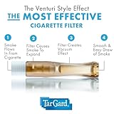 TarGard Venturi Style Disposable Filters | 2,400-3,000+ Cigarettes Filtered per 300 Bulk Economy Pack | Effective XL Filter, Not Just A Holder | Amber